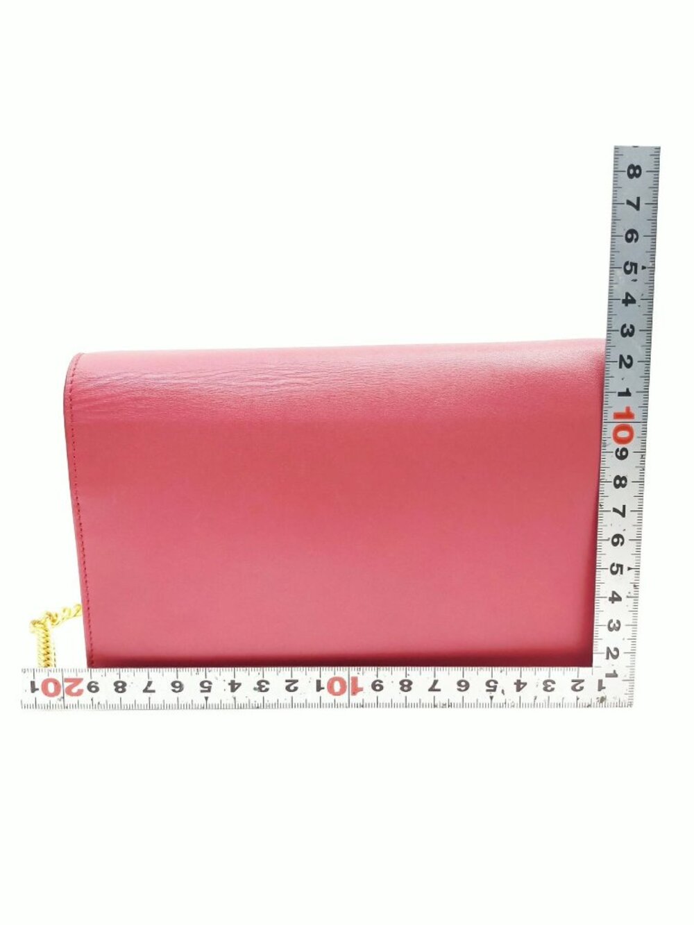 Authentic Saint Laurent Kate Tassel Chain Wallet Pink Leather YSL Crossbody - Picture 3 of 10